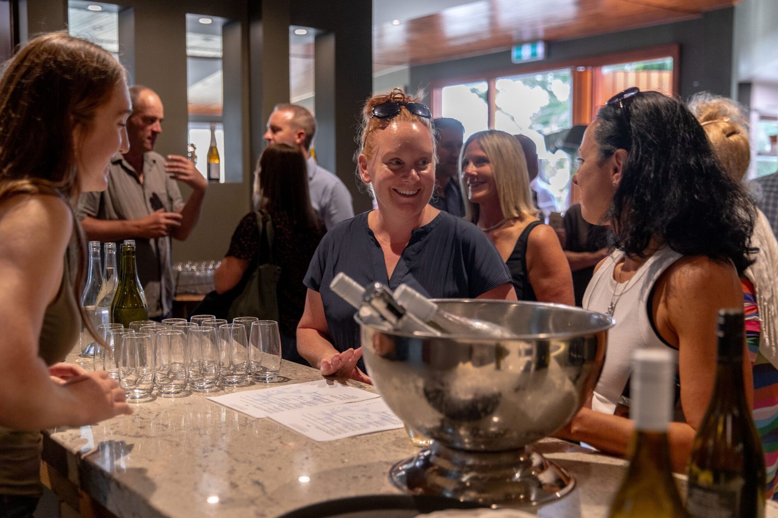 At the cellar door